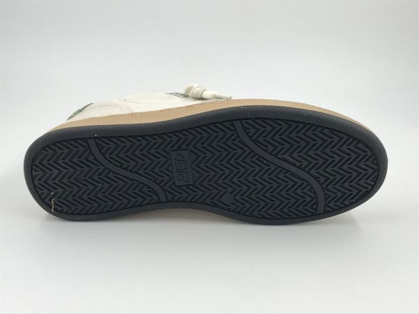 4B12 dam sneaker led wit/groen (playnew D2014 wit/groen) - Stiletto Schoenen (Oudenaarde)