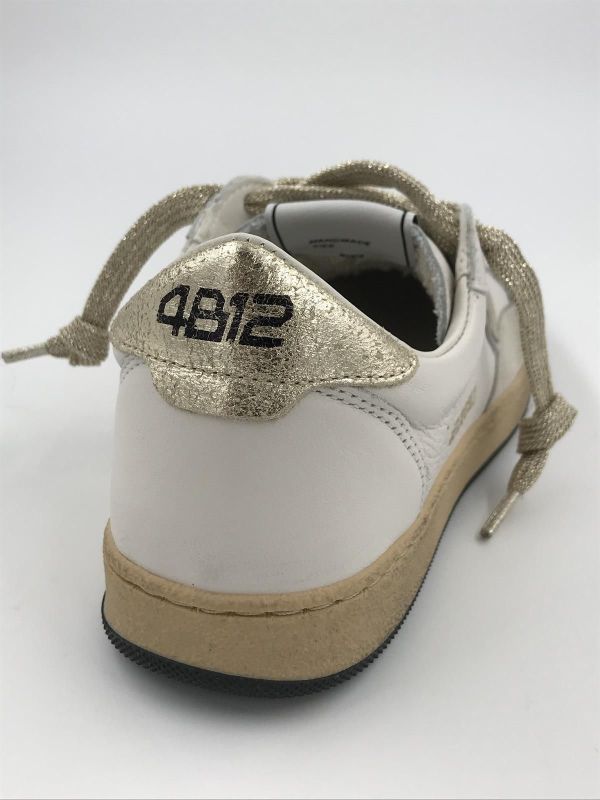 4B12 dam sneaker led wit (play.new D143 bianco platino) - Stiletto Schoenen (Oudenaarde)