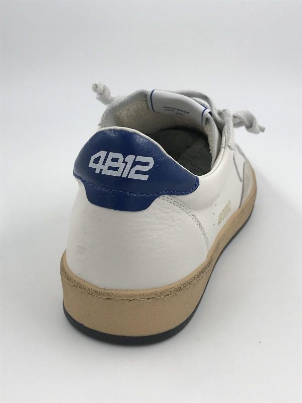 4B12 her sneaker led wit (playnew U102 offwhite/blu) - Stiletto Schoenen (Oudenaarde)