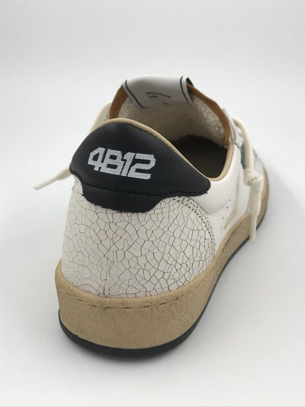 4B12 her sneaker led wit (play.new U69 bianco nero verdone) - Stiletto Schoenen (Oudenaarde)