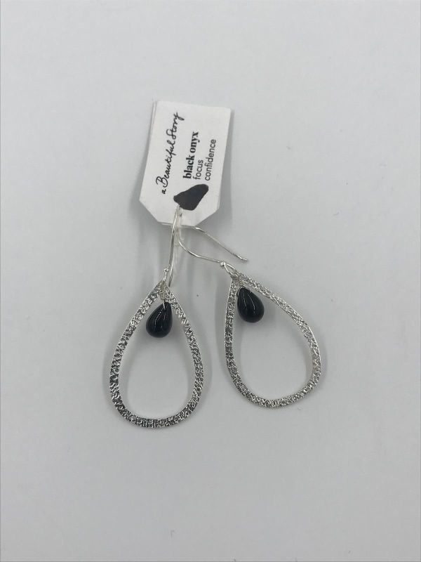 aBStory affection black onyx earrings SP (AW31083 affection black onyx earrings SP) - Stiletto Schoenen (Oudenaarde)
