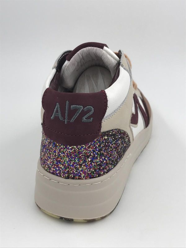 A72 dam bask led beige/bordeau (034 oldpink/bordo/white81) - Stiletto Schoenen (Oudenaarde)