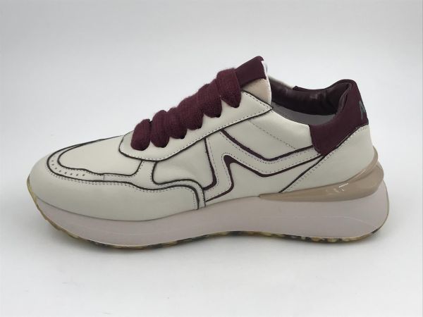 A72 dam runner led wit (051 beige/bordo87) - Stiletto Schoenen (Oudenaarde)