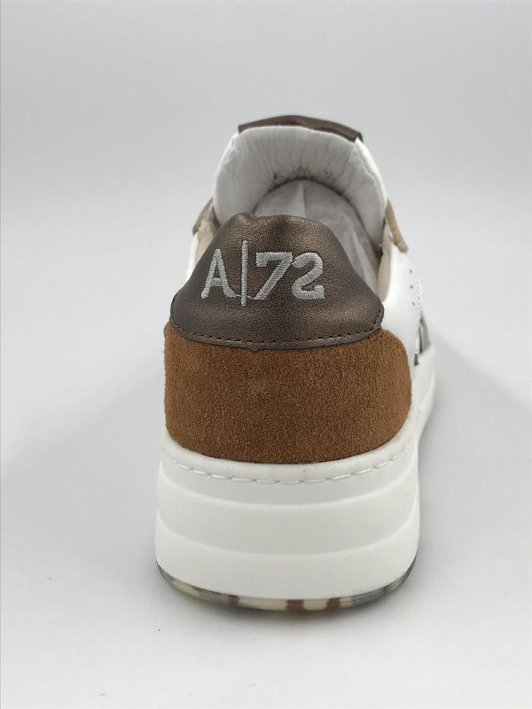 A72 dam sneaker led wit platino (001  platino white black 007) - Stiletto Schoenen (Oudenaarde)