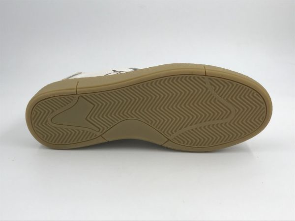 Amb dam sneaker led wit/cow print (14129WA-7437AM white/cow print) - Stiletto Schoenen (Oudenaarde)