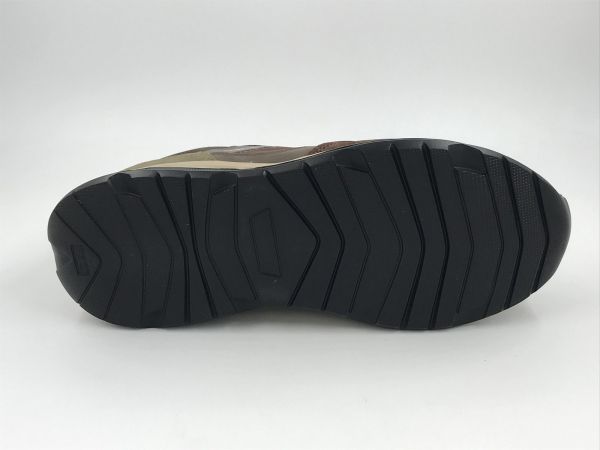 Amb her run led bruin (14302TA-11313AM brown combi) - Stiletto Schoenen (Oudenaarde)