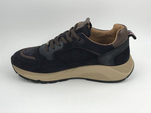 Amb her runner led blauw (13422A-7115AM navy) - Stiletto Schoenen (Oudenaarde)