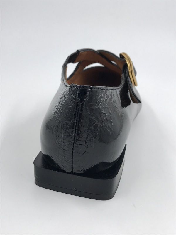 Angel dam bal lak zwart (25511 530B edith venice negro) - Stiletto Schoenen (Oudenaarde)