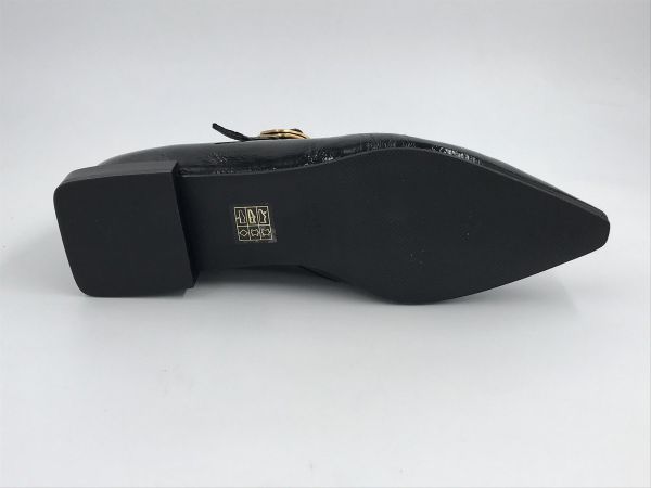 Angel dam bal lak zwart (25511 530B edith venice negro) - Stiletto Schoenen (Oudenaarde)