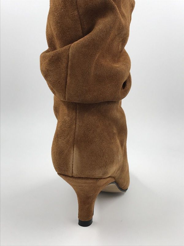 Angel dam KLaars suède cognac (26533 592C cow suede sauro) - Stiletto Schoenen (Oudenaarde)