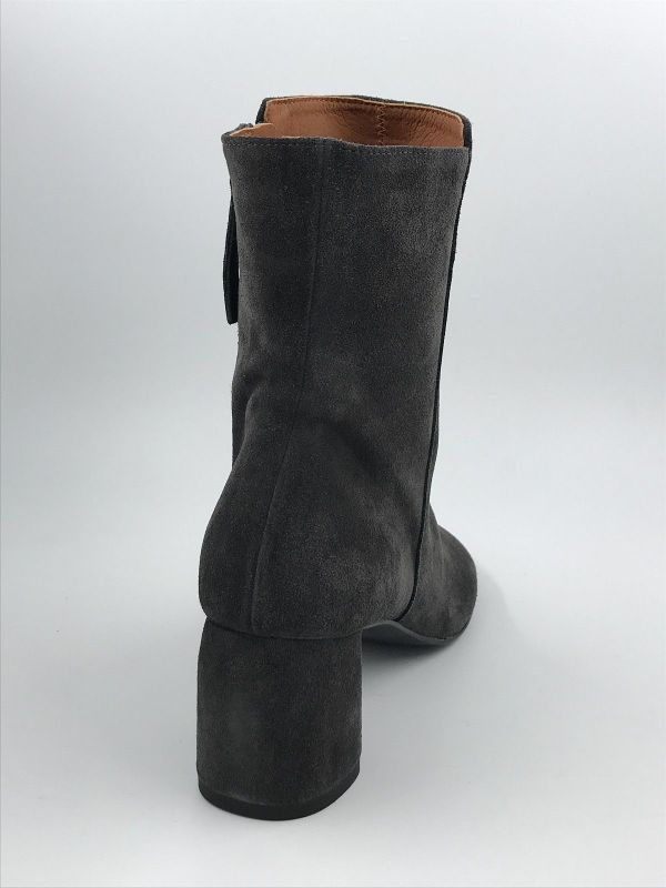 Angel dam KLaars suède grijs (25592 157A murielle basket gray) - Stiletto Schoenen (Oudenaarde)