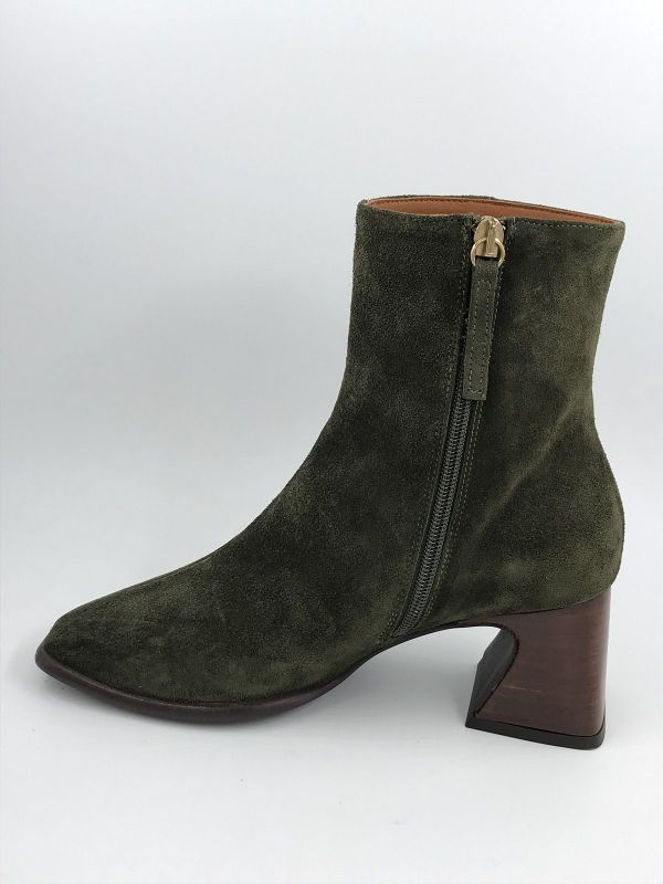 Angel dam KLaars suède groen (25569 507O dremia basket thyme) - Stiletto Schoenen (Oudenaarde)