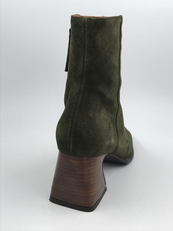 Angel dam KLaars suède groen (25569 507O dremia basket thyme) - Stiletto Schoenen (Oudenaarde)