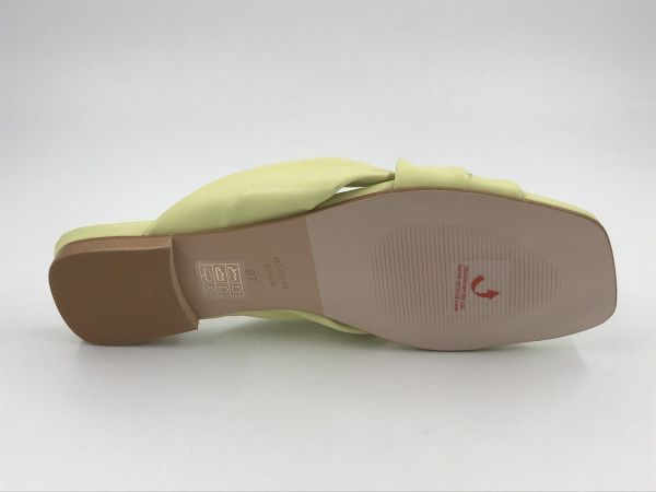Angel dam slipper led geel (26026 next canarino) - Stiletto Schoenen (Oudenaarde)