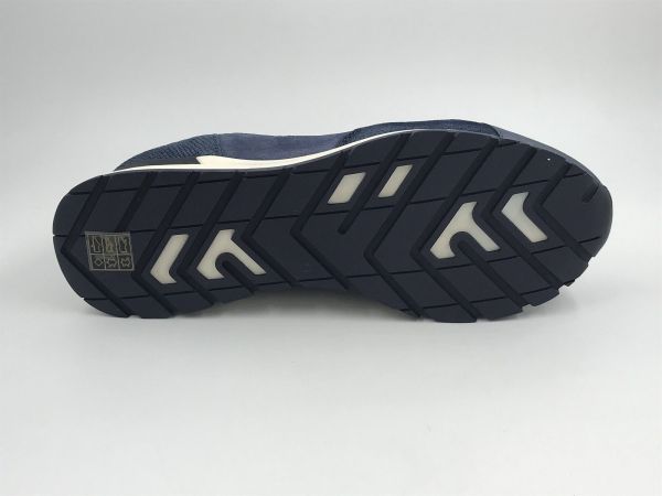 Austr her runner nub blauw (15.1669.02-KB3 tiago grey-blue-tan leather) - Stiletto Schoenen (Oudenaarde)