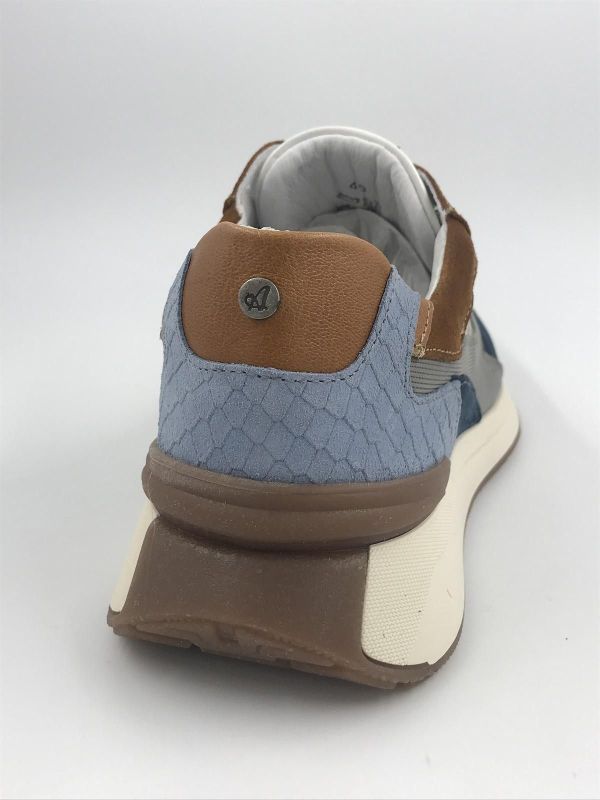 Austr her runner nub grijs (15.1651.01-KE2 kyoto grey leather) - Stiletto Schoenen (Oudenaarde)