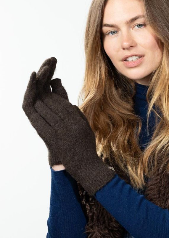 Barts Fhearna gloves dark brown (6944020) - Stiletto Schoenen (Oudenaarde)