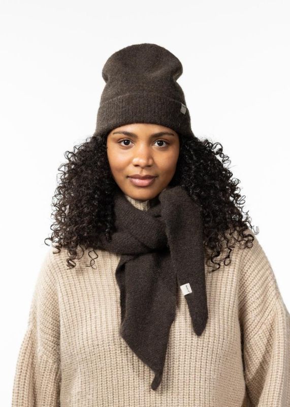 Barts Fhearna scarf dark brown (6896020) - Stiletto Schoenen (Oudenaarde)