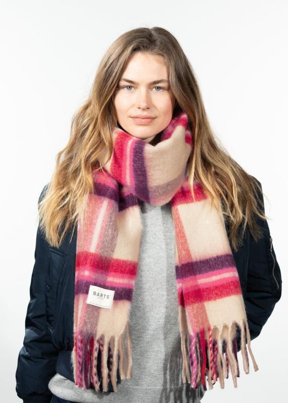Barts Lorianti scarf red (6936005) - Stiletto Schoenen (Oudenaarde)