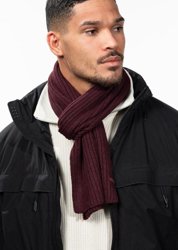 Barts Wilbert scarf burgundy (38570251) - Stiletto Schoenen (Oudenaarde)