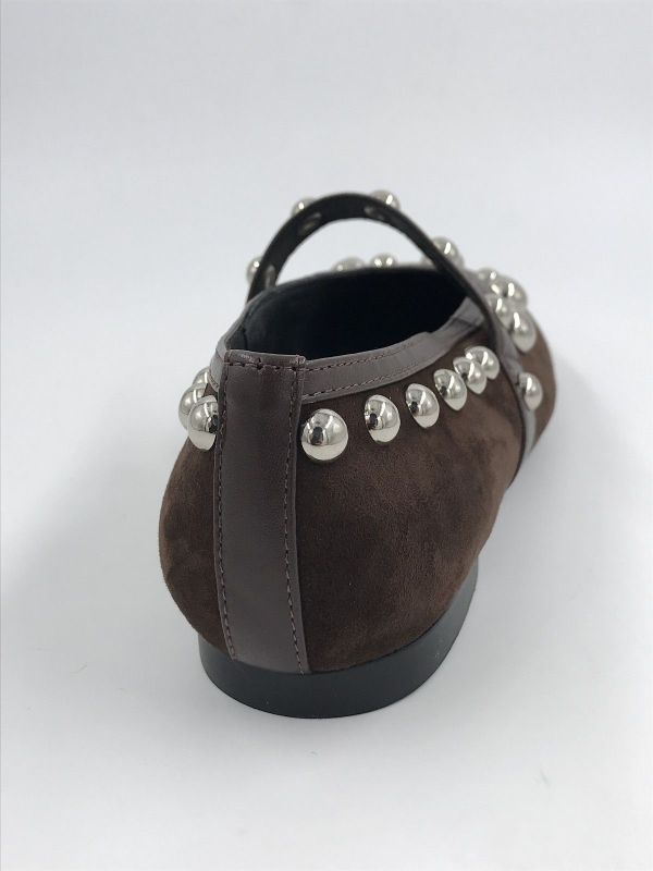 bibi lou dam bal suède marron (717Z30VK-I25 marron) - Stiletto Schoenen (Oudenaarde)