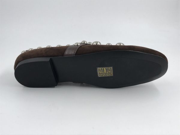 bibi lou dam bal suède marron (717Z30VK-I25 marron) - Stiletto Schoenen (Oudenaarde)