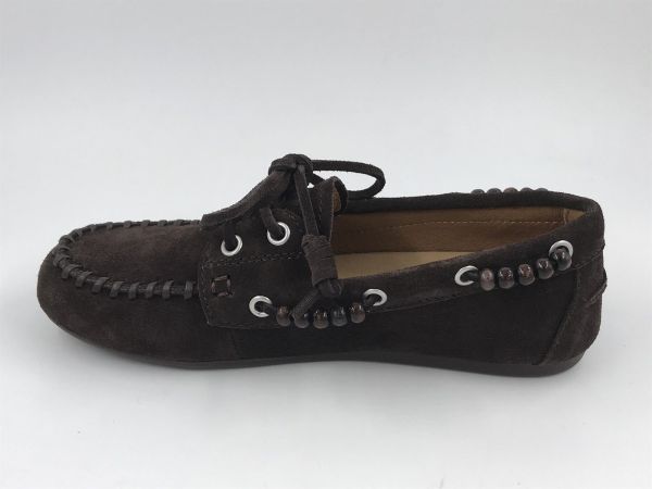 bibi lou dam bootschoen suède bruin (600Z60FS-K-I26 brown) - Stiletto Schoenen (Oudenaarde)