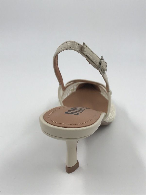 bibi lou dam dec/sand led/tex off white (637Z74VK-H-V26) - Stiletto Schoenen (Oudenaarde)
