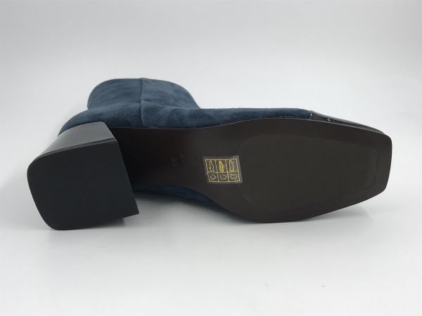 bibi lou dam klaars suède blauw (538T30VK suède azul denim H) - Stiletto Schoenen (Oudenaarde)