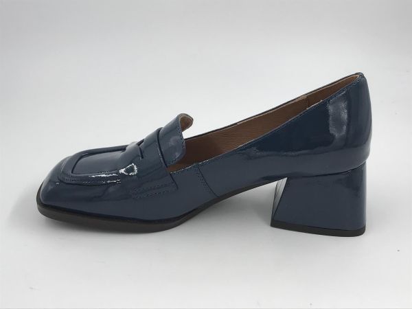 bibi lou dam moc lakled blauw (579Z20VK patent azul denim A) - Stiletto Schoenen (Oudenaarde)