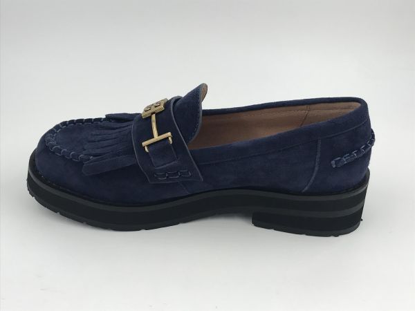 bibi lou dam moc suède blauw (675Z30VK suède marino A) - Stiletto Schoenen (Oudenaarde)