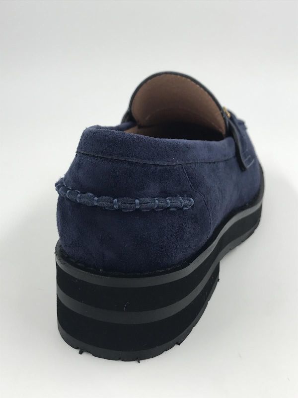 bibi lou dam moc suède blauw (675Z30VK suède marino A) - Stiletto Schoenen (Oudenaarde)