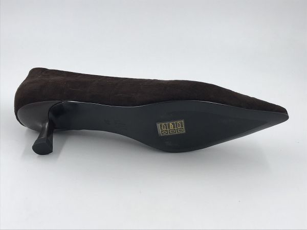 bibi lou dam pump suède bruin (518Z56VK-A-I26 brown) - Stiletto Schoenen (Oudenaarde)
