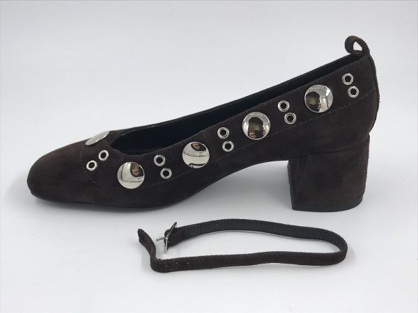 bibi lou dam pump suède bruin (713Z30VK-H-I26 brown) - Stiletto Schoenen (Oudenaarde)