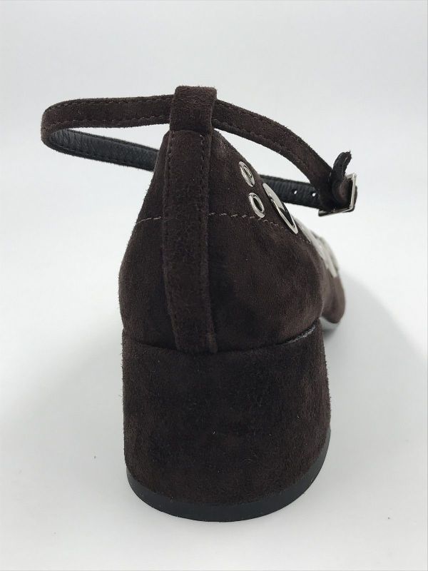 bibi lou dam pump suède bruin (713Z30VK-H-I26 brown) - Stiletto Schoenen (Oudenaarde)