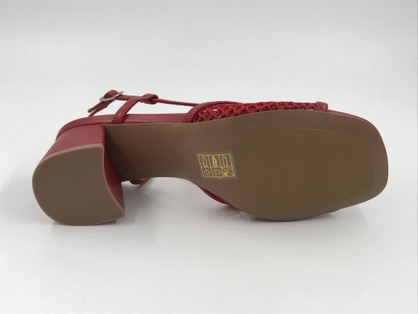 bibi lou dam sand rood (502Z77VK-K) - Stiletto Schoenen (Oudenaarde)