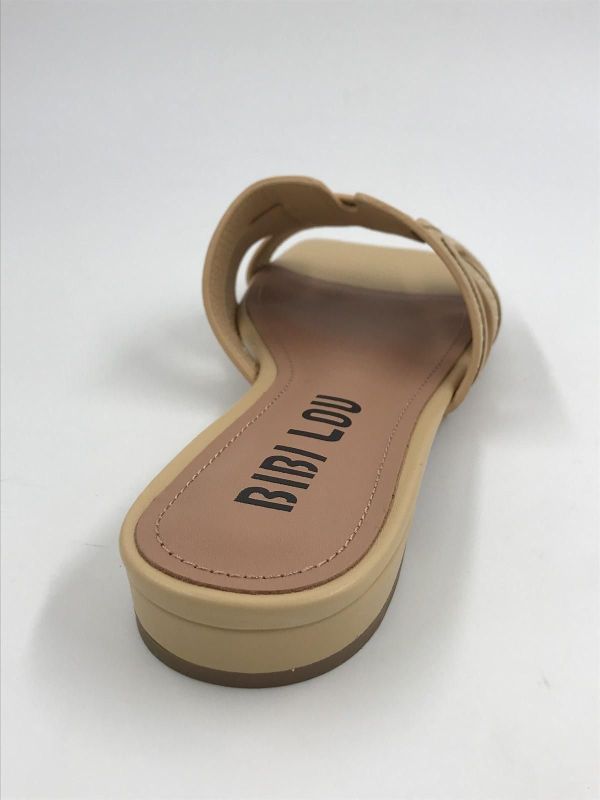 bibi lou dam slipper led raffia beige (760Z69VK-Y-V25) - Stiletto Schoenen (Oudenaarde)