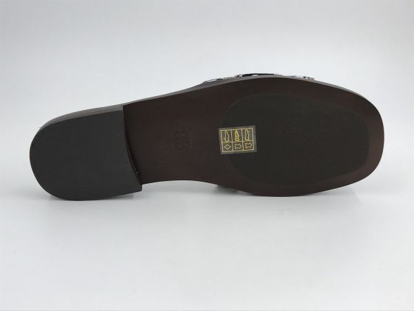 bibi lou dam slipper suède zwart (752Z27VK-A-V25) - Stiletto Schoenen (Oudenaarde)