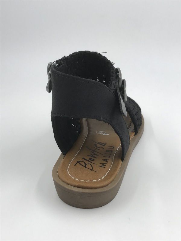 blowfish dam sand vegan zwart (dream micrometallic black) - Stiletto Schoenen (Oudenaarde)