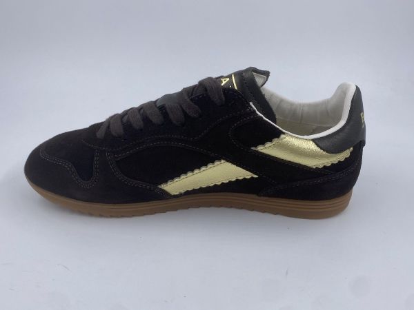 Boax sneaker led bruin/goud (track 7009 bruin/goud) - Stiletto Schoenen (Oudenaarde)