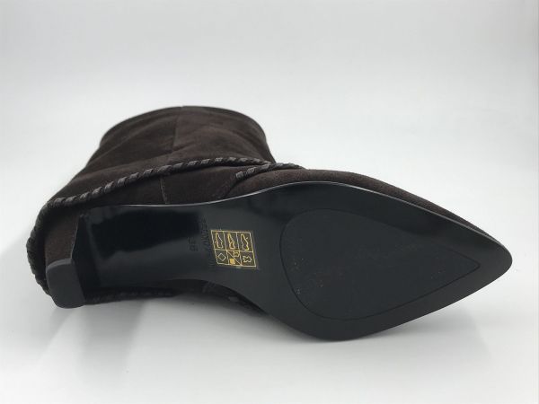 bruno Pr dam KLaars suède bruin (BO1103 crosta + nappa moro) - Stiletto Schoenen (Oudenaarde)