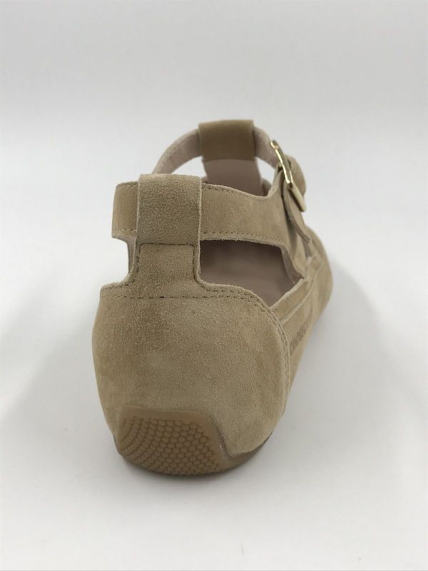 Candice Cooper dam sandaal velvet cappuc (0012016595.08.0E05 rock Tbar velvet cappuccino) - Stiletto Schoenen (Oudenaarde)