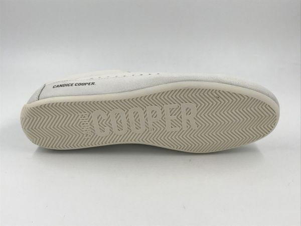 Candice Cooper dam sneaker led wit/zw (0012018263.06.1A06 dafne dusty calf velvet) - Stiletto Schoenen (Oudenaarde)