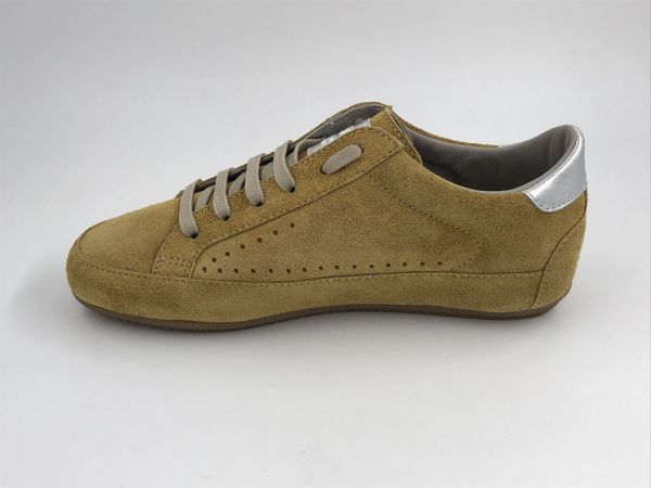 Candice Cooper dam sneaker suède mosterd (001 2018611 32 1G15 mustard-silver) - Stiletto Schoenen (Oudenaarde)