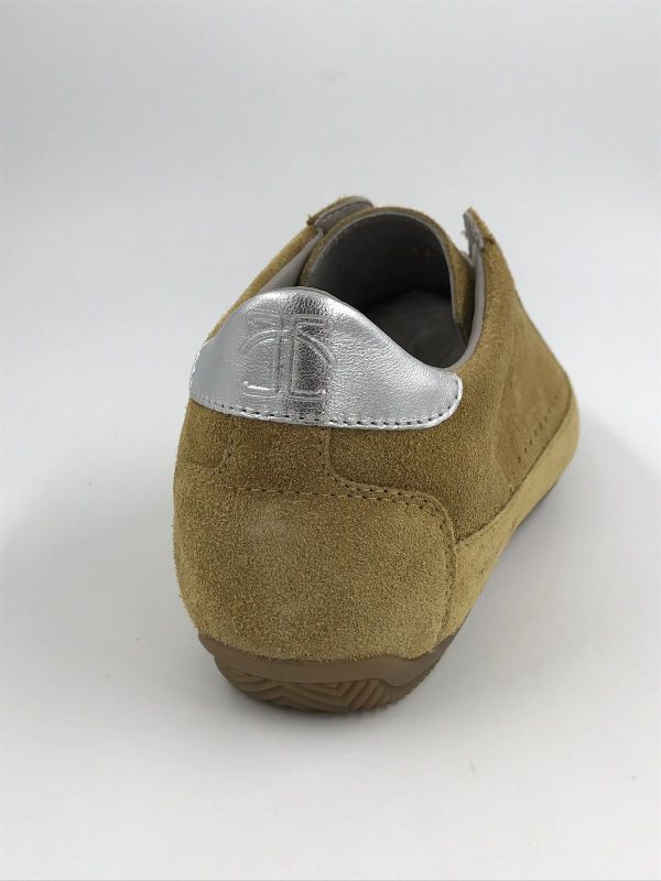 Candice Cooper dam sneaker suède mosterd (001 2018611 32 1G15 mustard-silver) - Stiletto Schoenen (Oudenaarde)
