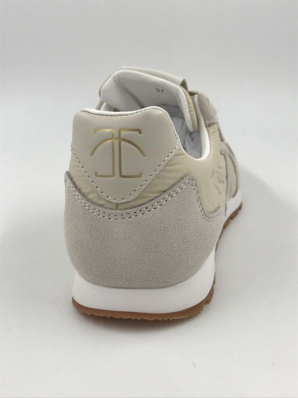 Candice Cooper dam sneaker suède nylon (0012019084.01.0N02 suède/nylon milk) - Stiletto Schoenen (Oudenaarde)