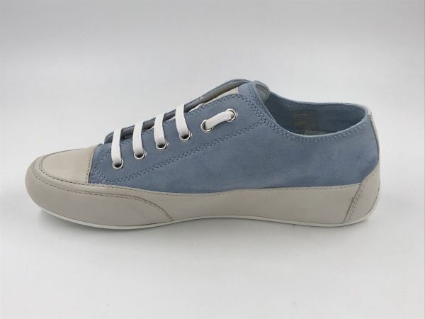 Candice Cooper dam sneaker velvet blauw (0012016540.29.1E04 rock S tamponato calf velvet sandy blue) - Stiletto Schoenen (Oudenaarde)