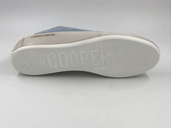 Candice Cooper dam sneaker velvet blauw (0012016540.29.1E04 rock S tamponato calf velvet sandy blue) - Stiletto Schoenen (Oudenaarde)