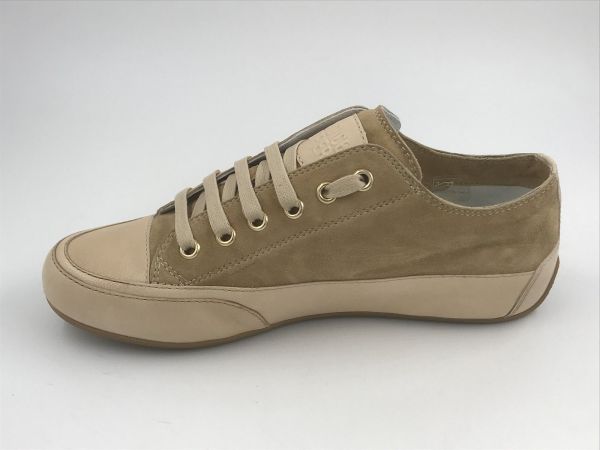 Candice Cooper dam sneaker velvet ecru c (0012016540.05.0E05 rock S ecru-C tampona) - Stiletto Schoenen (Oudenaarde)