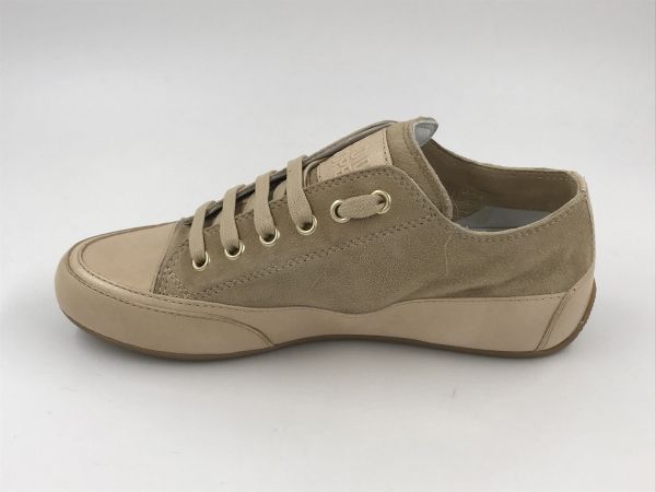 Candice Cooper dam sneaker velvet ecru c (0012016540.05.0E05 rock S ecru-C tamponato/velvet) - Stiletto Schoenen (Oudenaarde)